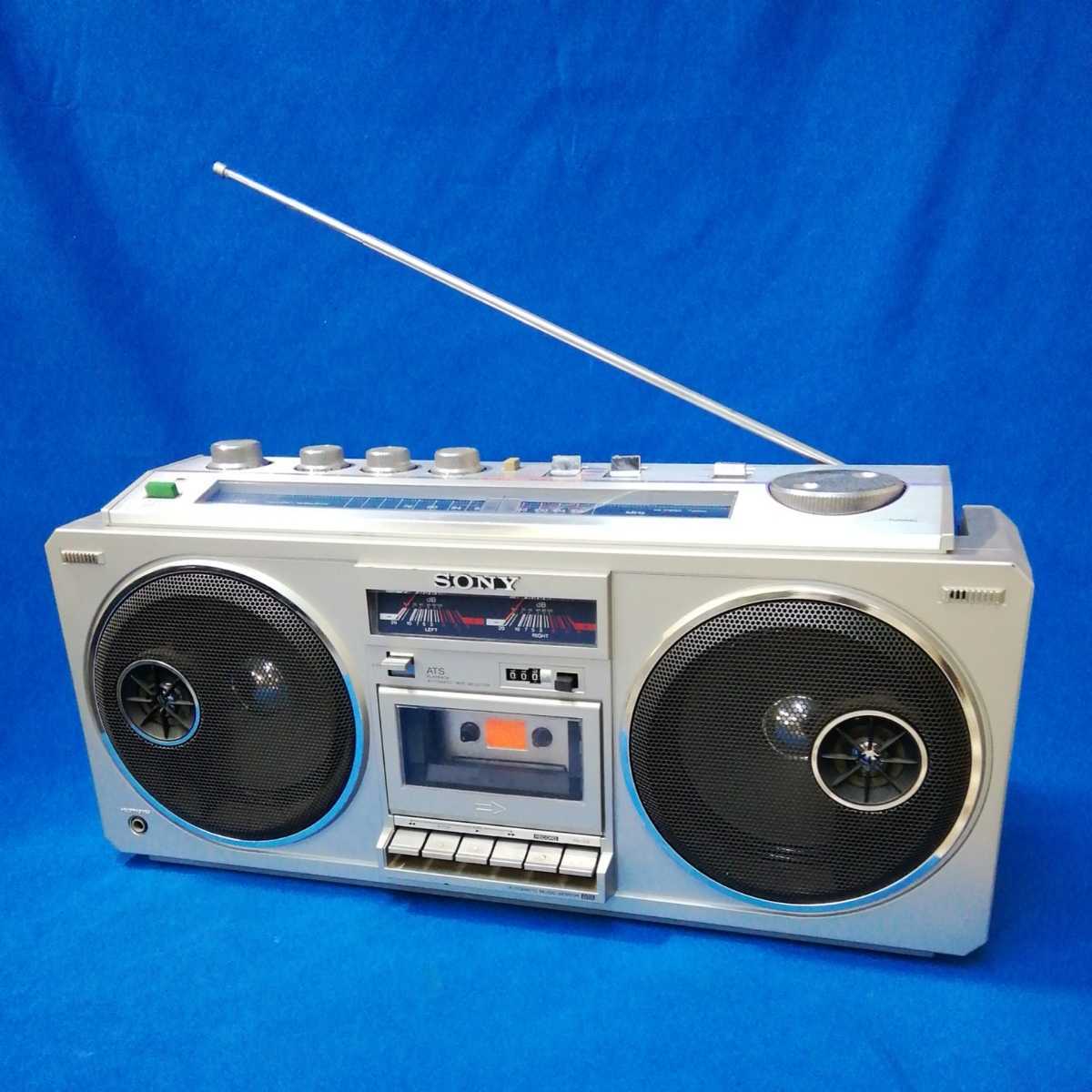 SONY ソニー 昭和レトロ カセットレコーダー ラジカセ FM AM《CFS-66