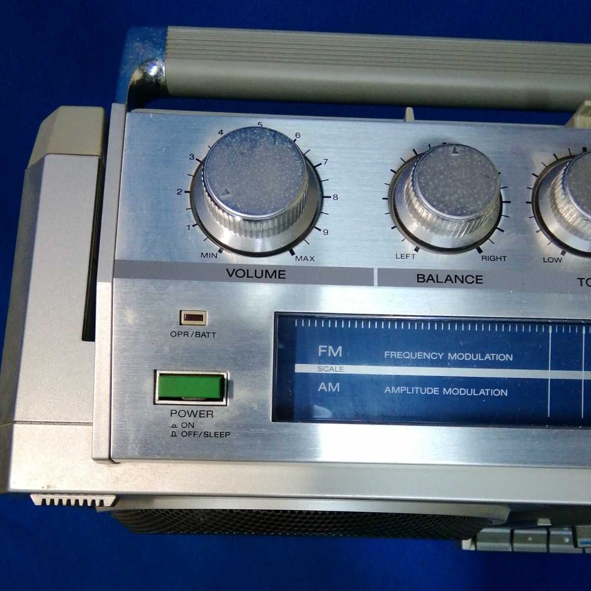 SONY ソニー 昭和レトロ カセットレコーダー ラジカセ FM AM《CFS-66