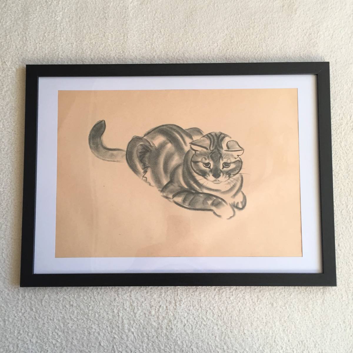 ◇ビンテージCATS Clare Turlay Newberry額入 ポスター 1943年 クレア