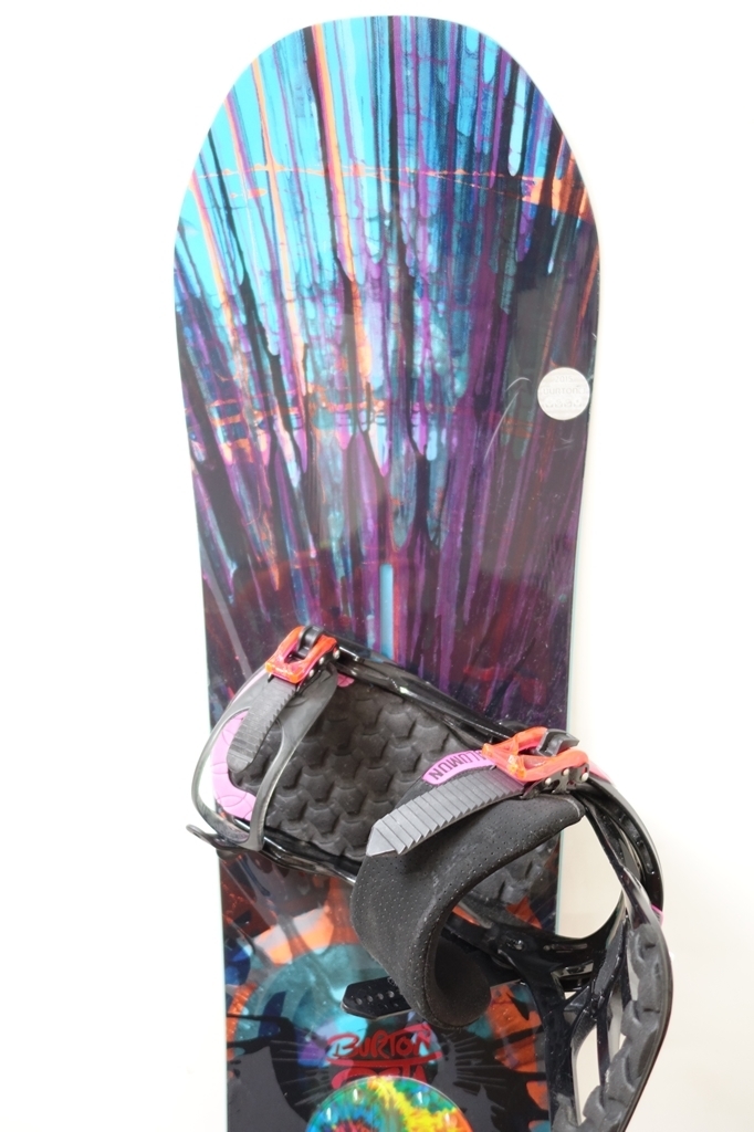 中古 14/15 BURTON DEJAVU レディース141cm SALOMON ビンディング付き
