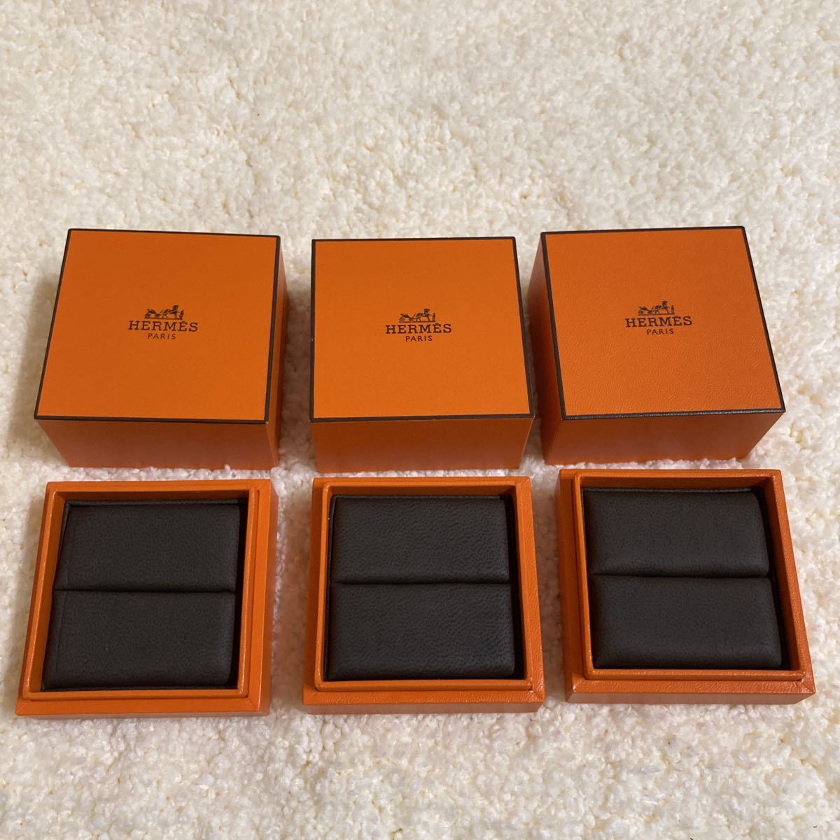 エルメス 指輪 リング 空箱 3箱 ケース ボックス 空き箱 箱 付属品