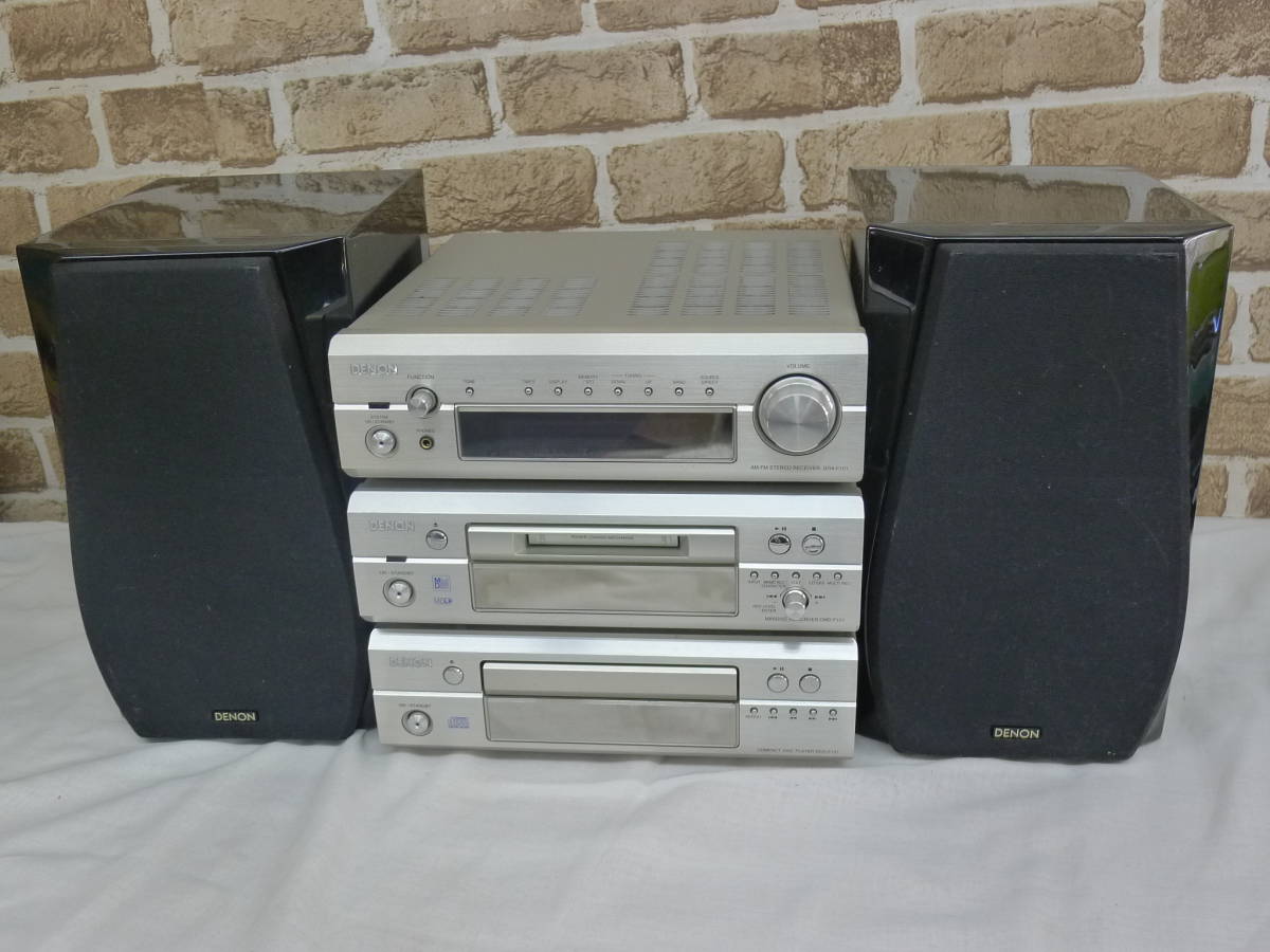 大得価，爆買い J784 ジャンク 難有 DENON DAR-F101，DMD-F101 DCD-F101 SC-F101-K コンポネート /140(その他)｜売買されたオークション情報、yahooの商品情報をアーカイブ公開 - オークファン その他