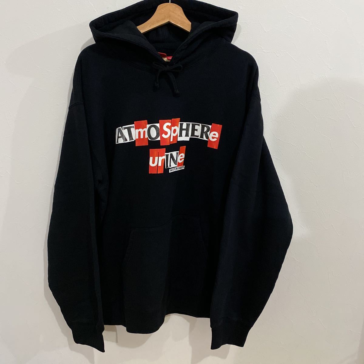 XL Supreme antihero Hooded Sweatshirt Black XLサイズ /アンタイ 