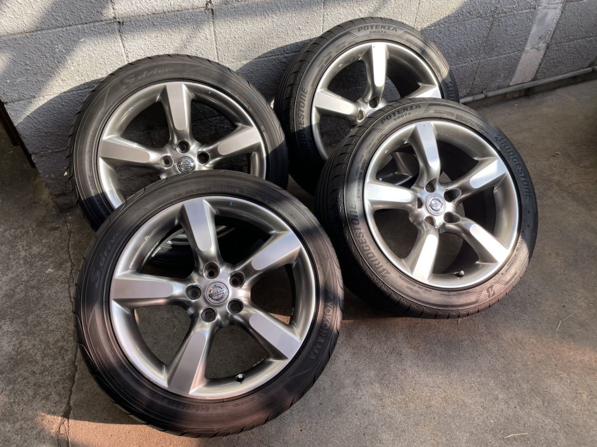Z33 18インチ 純正 日産 フェアレディZ +30 8J +33 純正ホイール 8.5J
