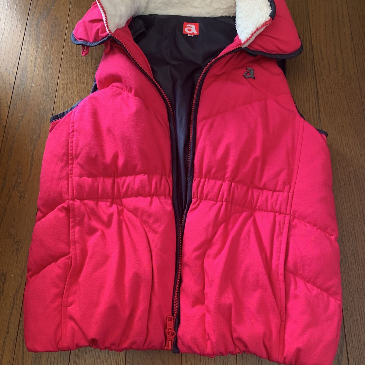 ARCHIVIO アルチビオ ダウンベスト 中綿入り 裏起毛 レディース 40