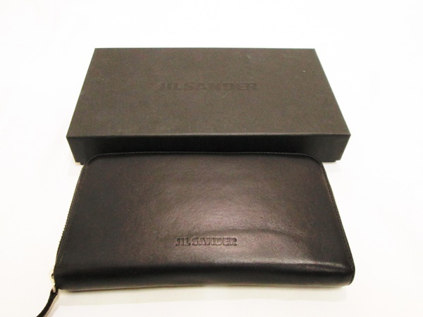 JILSANDER ジルサンダー 長財布 ラウンド ウォレット 黒 □ 長財布