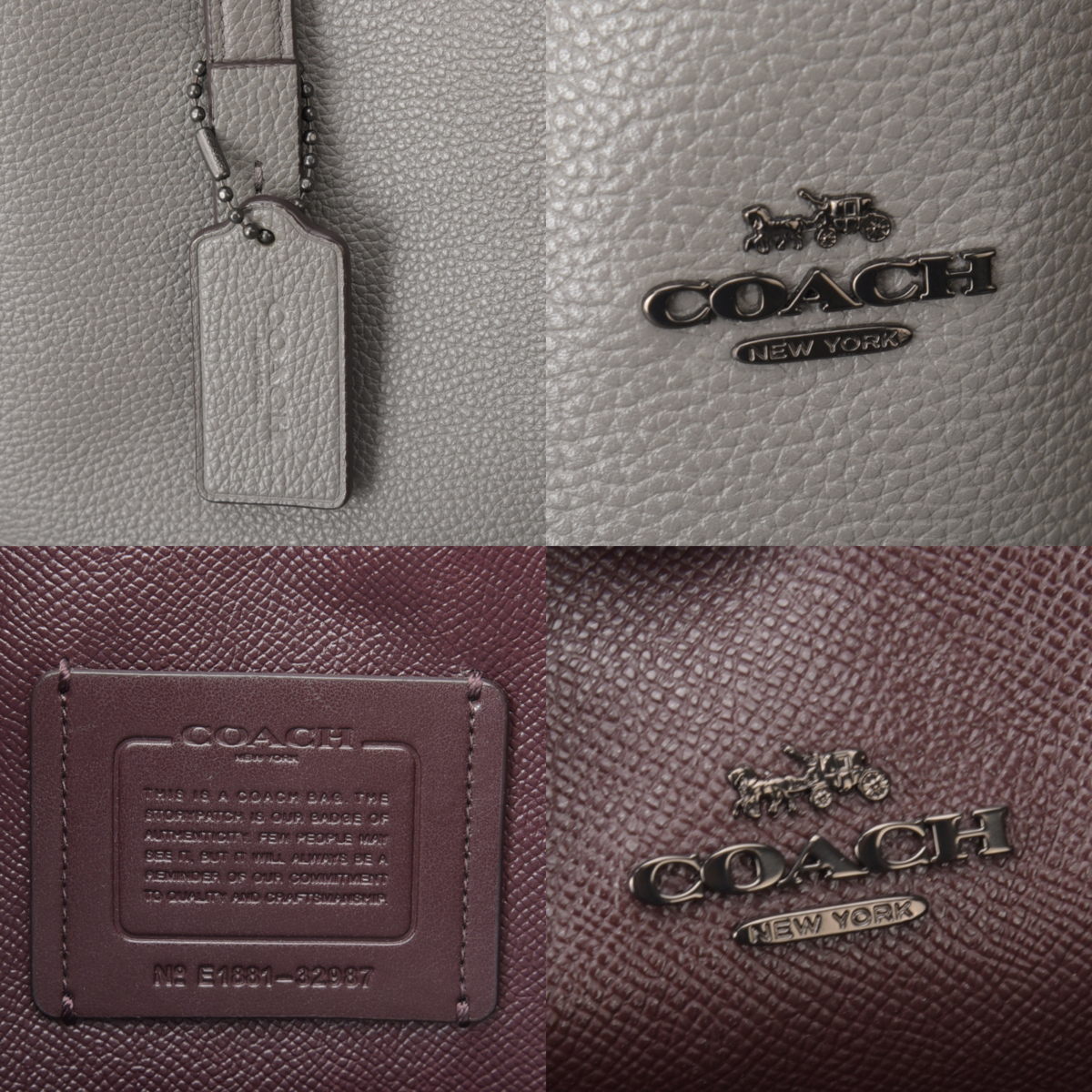 未使用 極美品 COACH コーチ チャーリー キャリーオール ウィズ