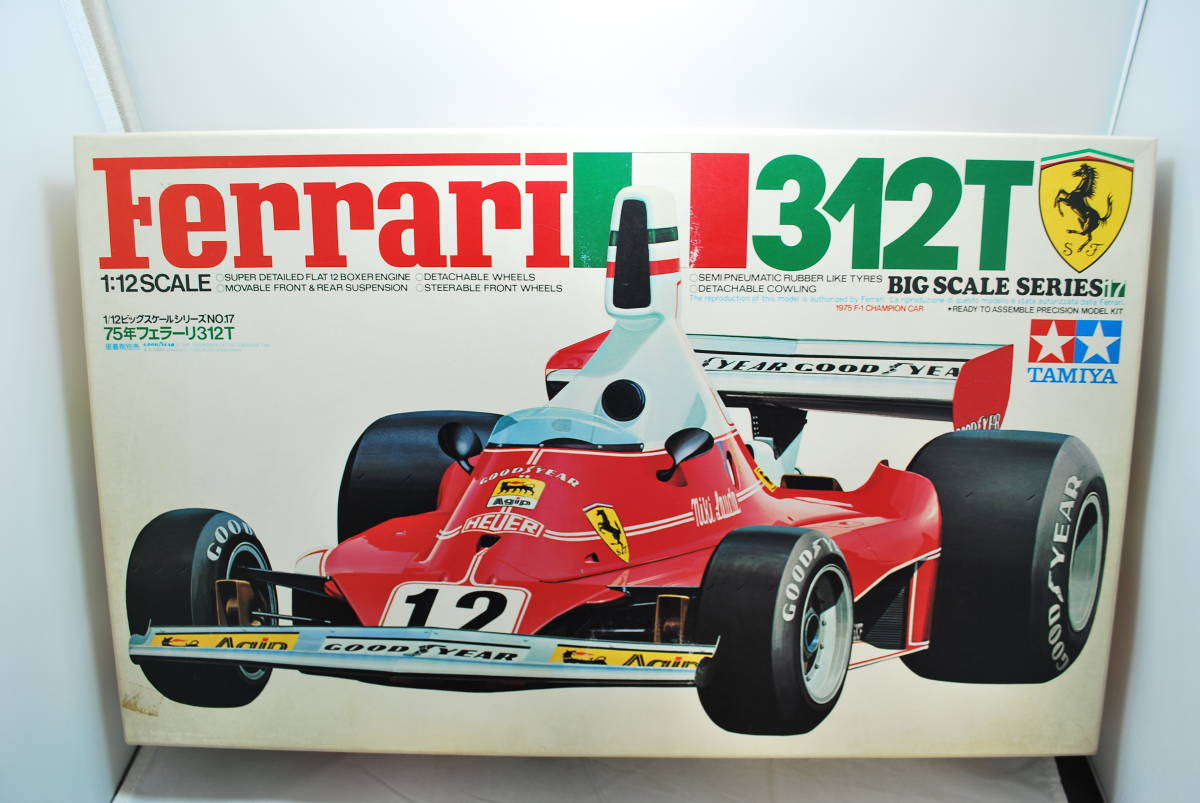 ○ 希少！未開封 タミヤ 1/12 F1 フェラーリ 312T エンジン付 ニキ