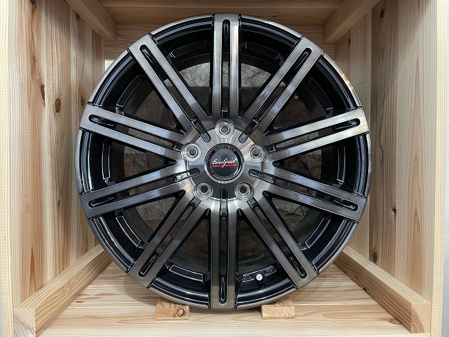 1SET限定!EuroSpeed MX-02 17インチ 7.0J/+55 & ラオフェン S FIT AS-01 205/50R17*トヨタ エスクァイア ノア ヴォクシー 80系