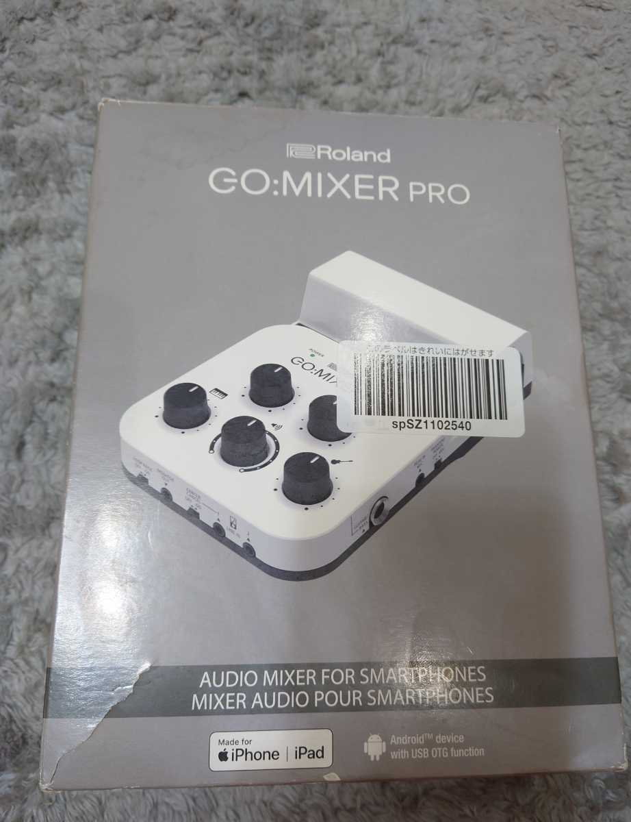 ロゴ入りポーチ付Roland GO:MIXER PRO-X スマホ用小型ミキサー 楽天