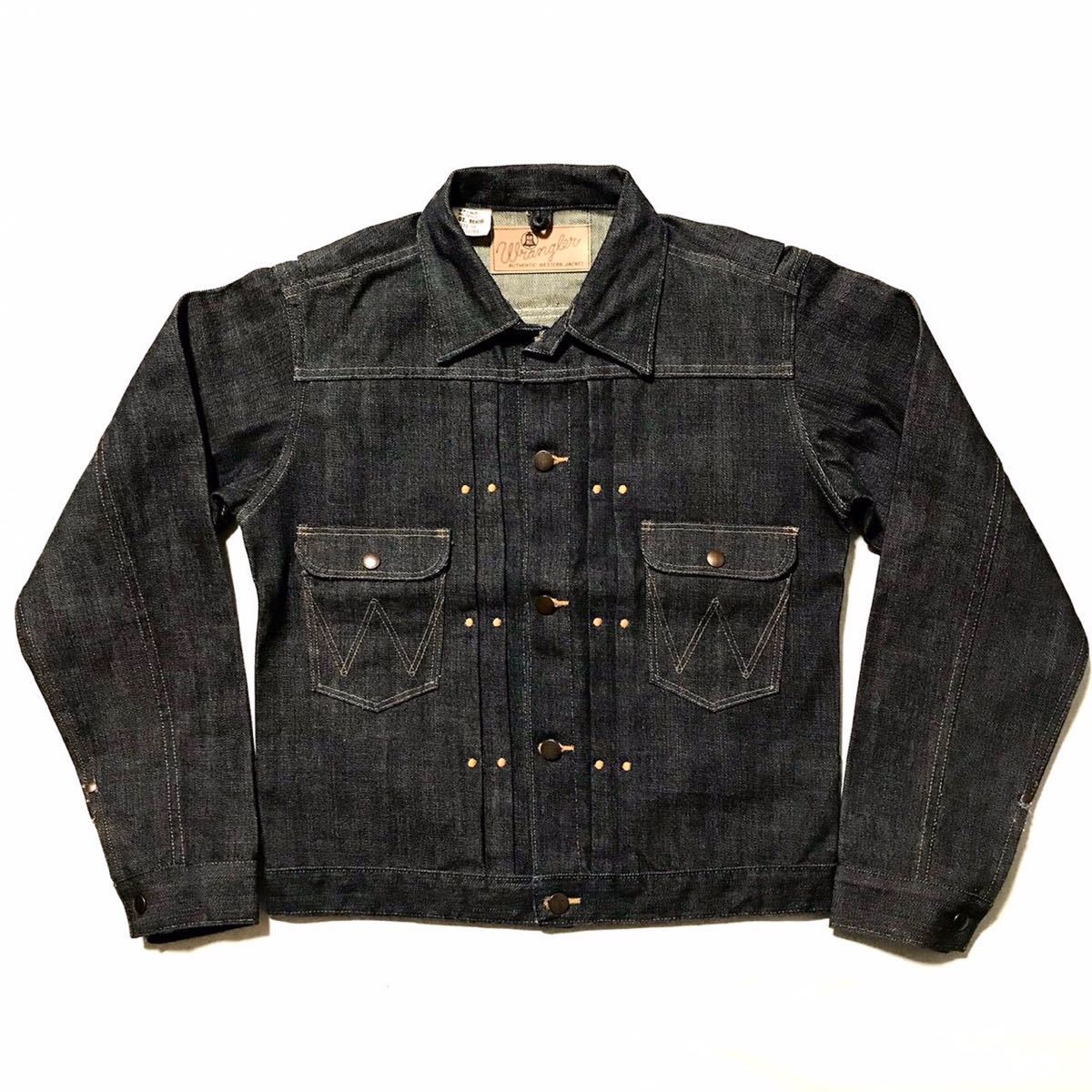 希少 リジット Wrangler ラングラー デニムジャケット 日本製 Gジャン 