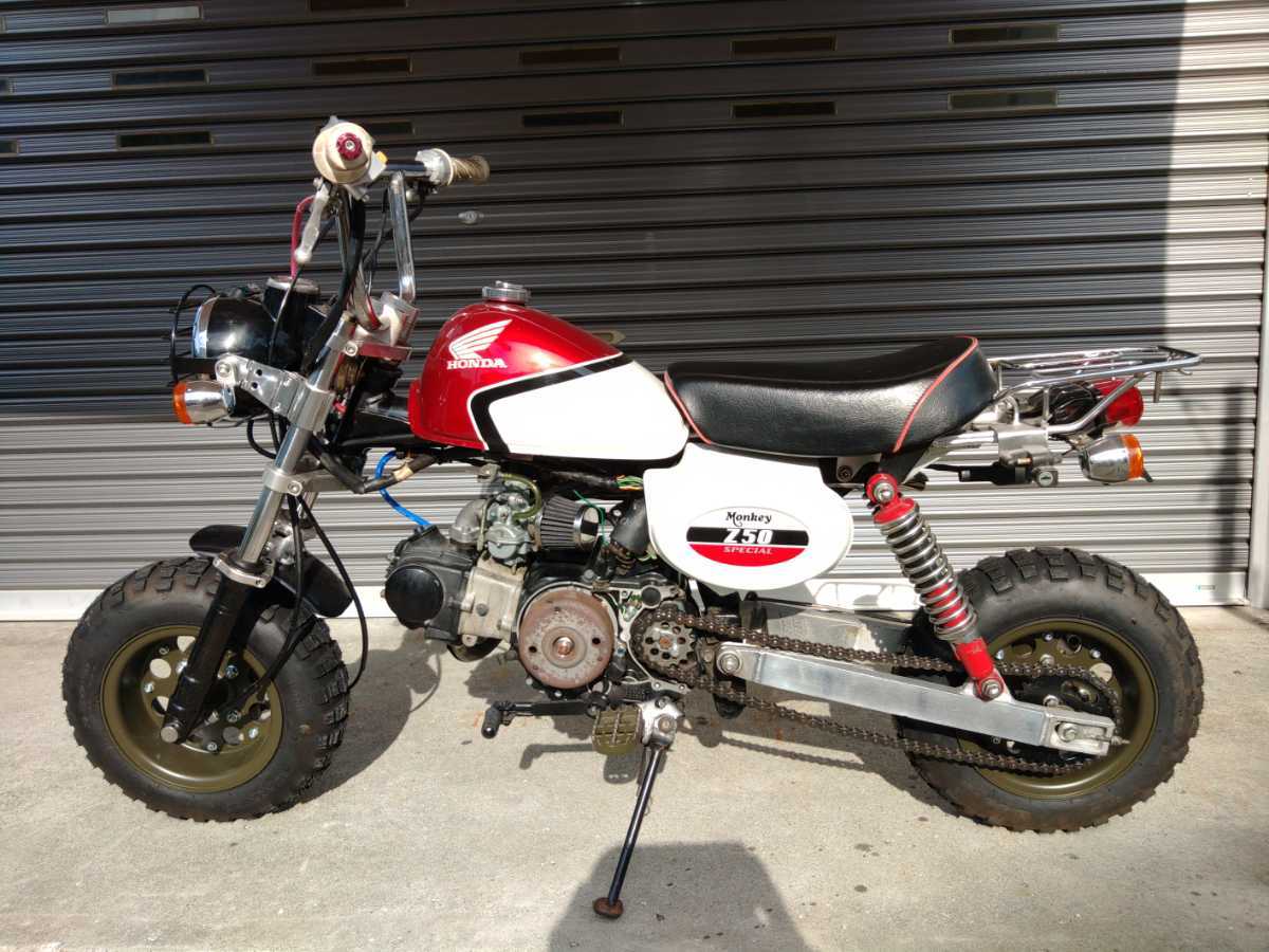 モンキー ホンダ Yahoo!オークション - | 88ボア カスタム実働 太足 車 