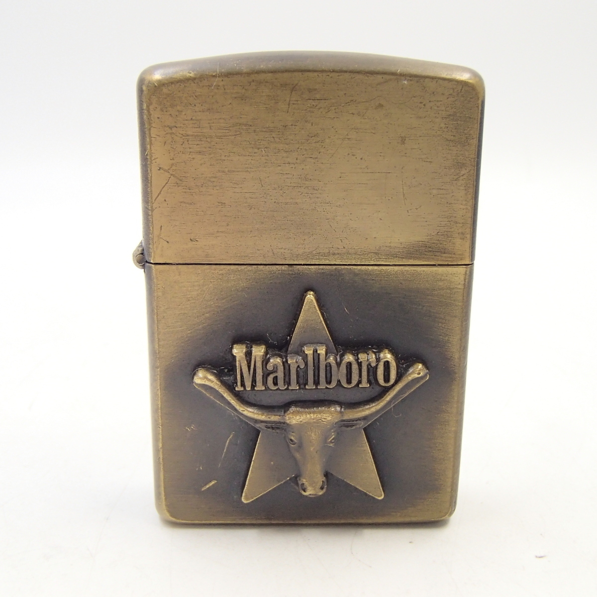 ◎ジッポ Zippo ライター Marlboro マールボロ ロングホーン 真鍮
