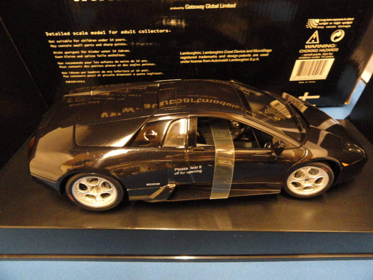 AUTOART オートアート1/18 ランボルギーニ ムルシエラゴ 黒 MURCIELAGO