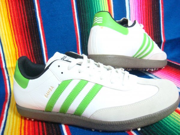 状態良好□adidas□GOLF□SAMBA□28cmアディダス□サンバ□ゴルフシューズ