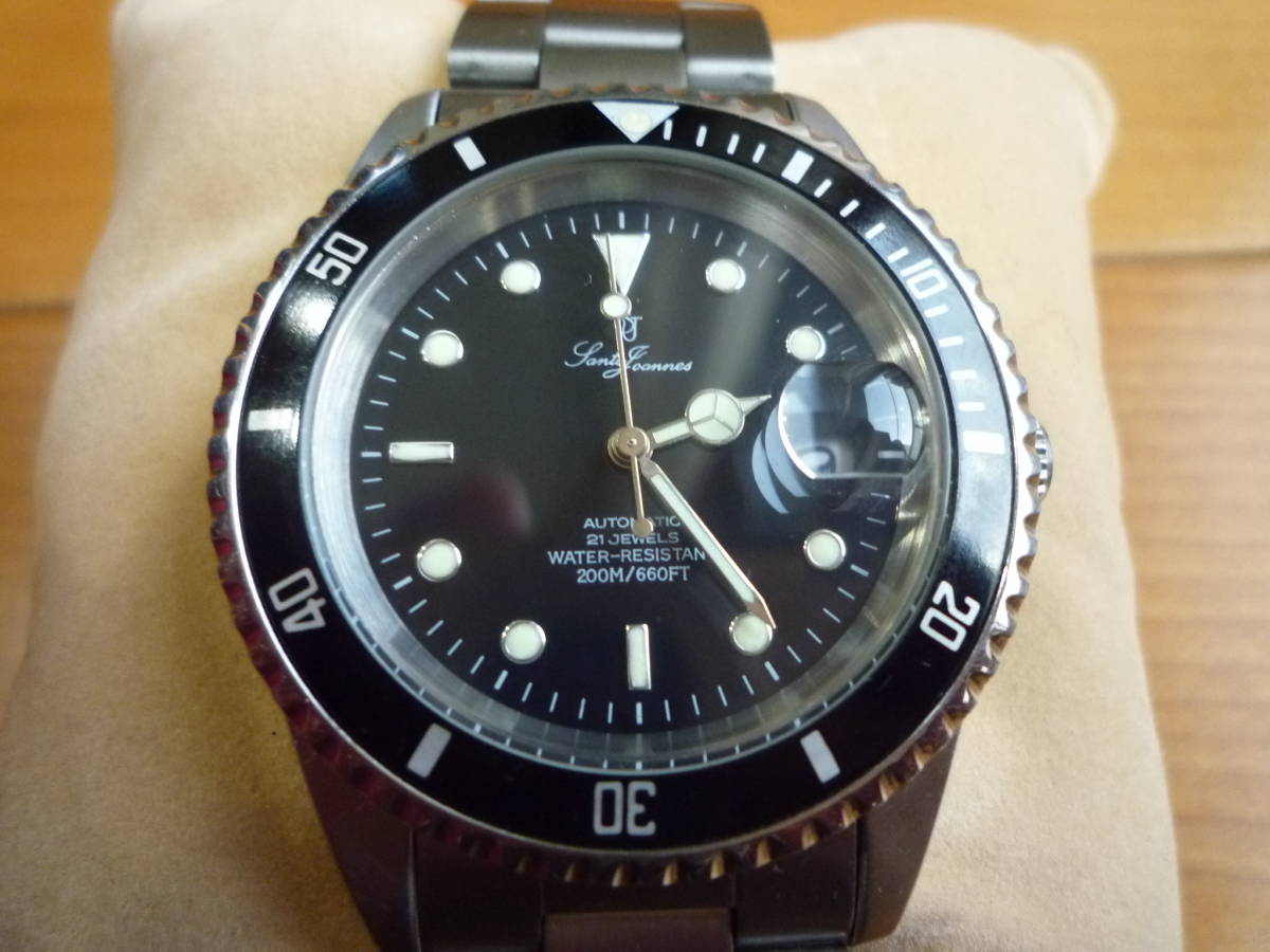 ☆Santo joannes☆セントジョイナス☆自動巻き☆裏スケルトン ☆スイス 