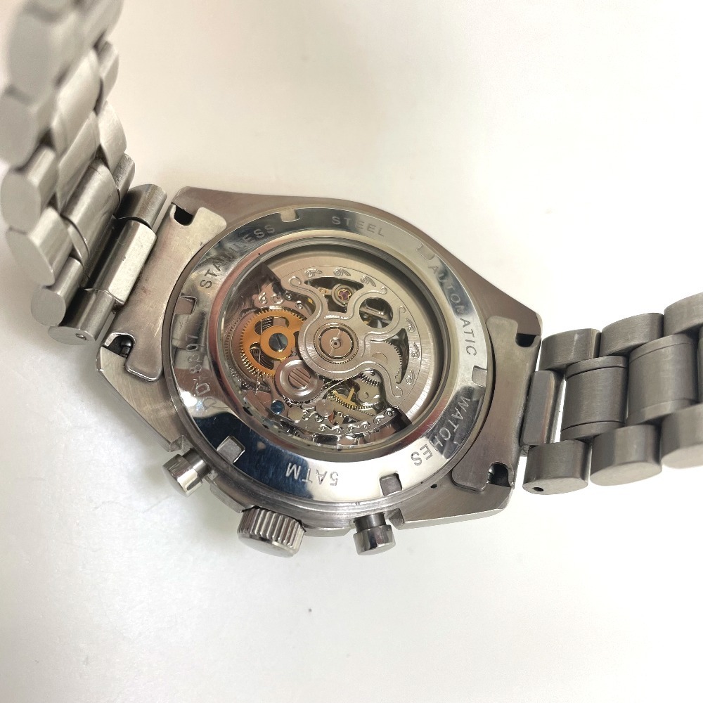 Ae439782 ダニエル&ダグラス 腕時計 DD-8807-WHSV 自動巻き スケルトン 