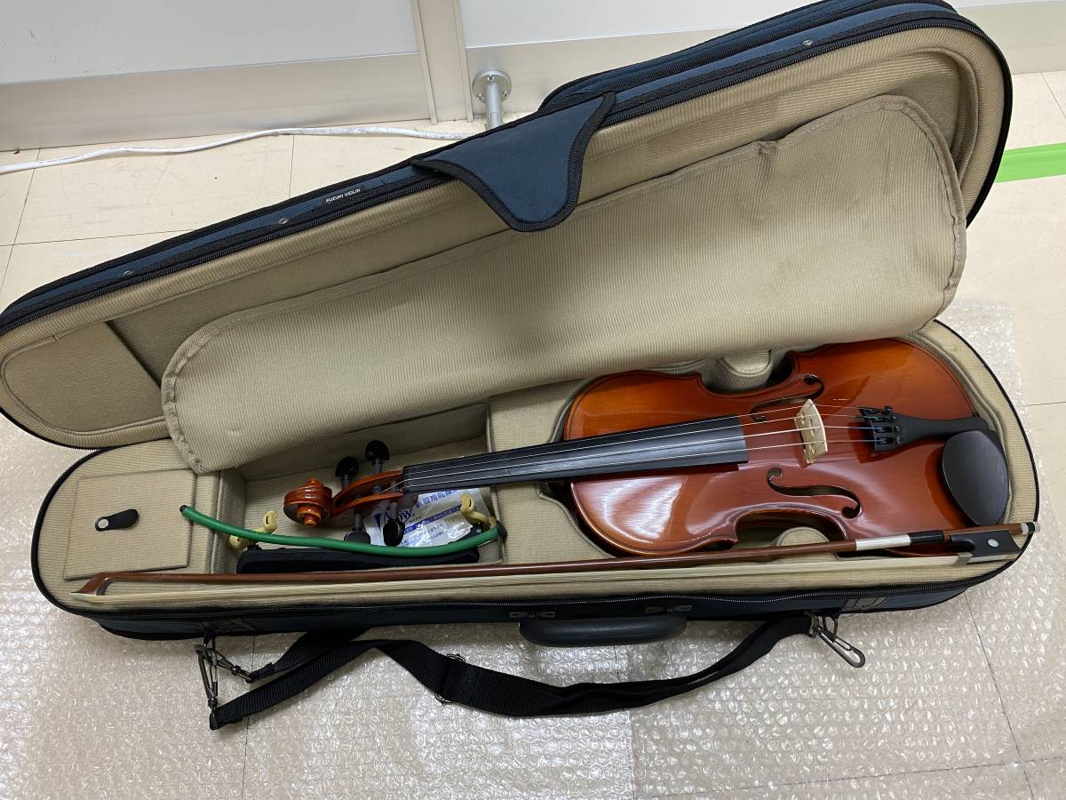 Z-22】 楽器 バイオリン SUZUKI VIOLIN 鈴木バイオリ No.200 4/4 Anno