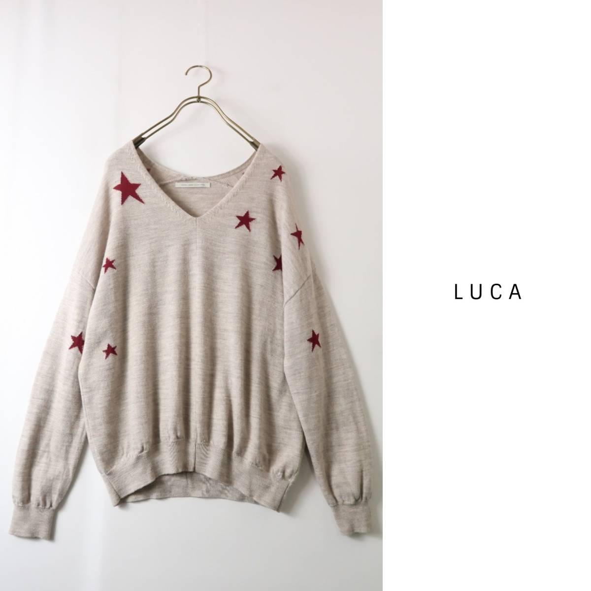LUCK LUCA⁄LADY LUCA - ルカ ⁄ 長袖 ニット ウール100% LADYLUCKLUCA 