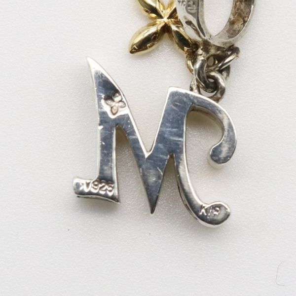 ローリーロドキン ネックレス イニシャル 「M」 トップ チャーム 