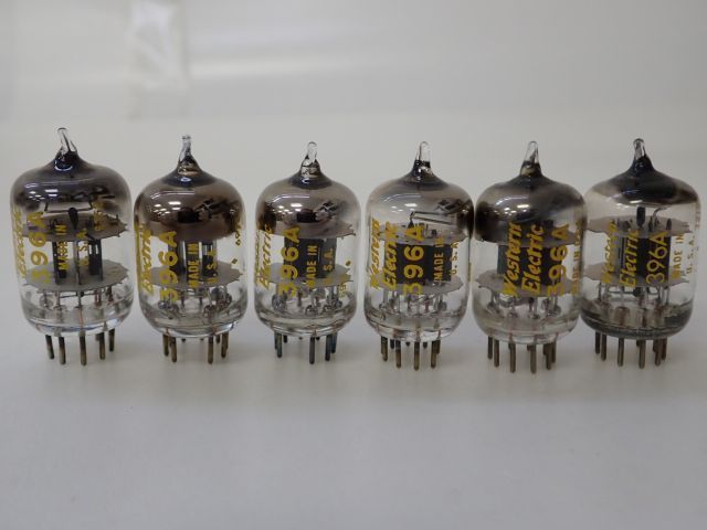 WE Western Electric ウエスタンエレクトリック 396A 真空管4本