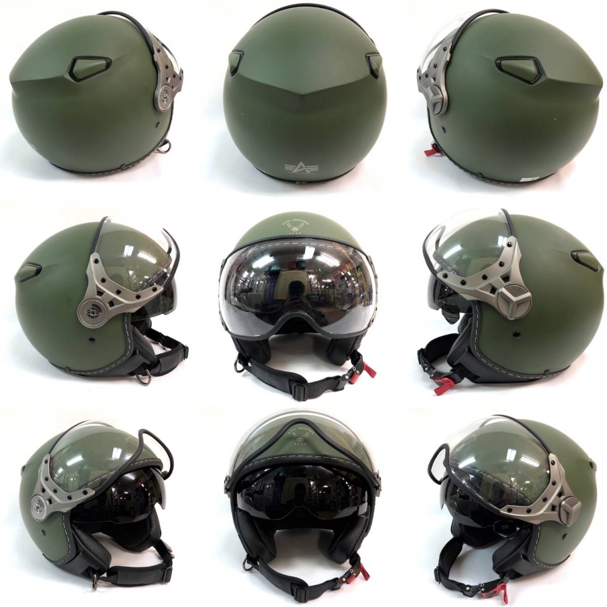 アルファインダストリーズ バイク用 ジェットヘル ALVH-1601 VIPER