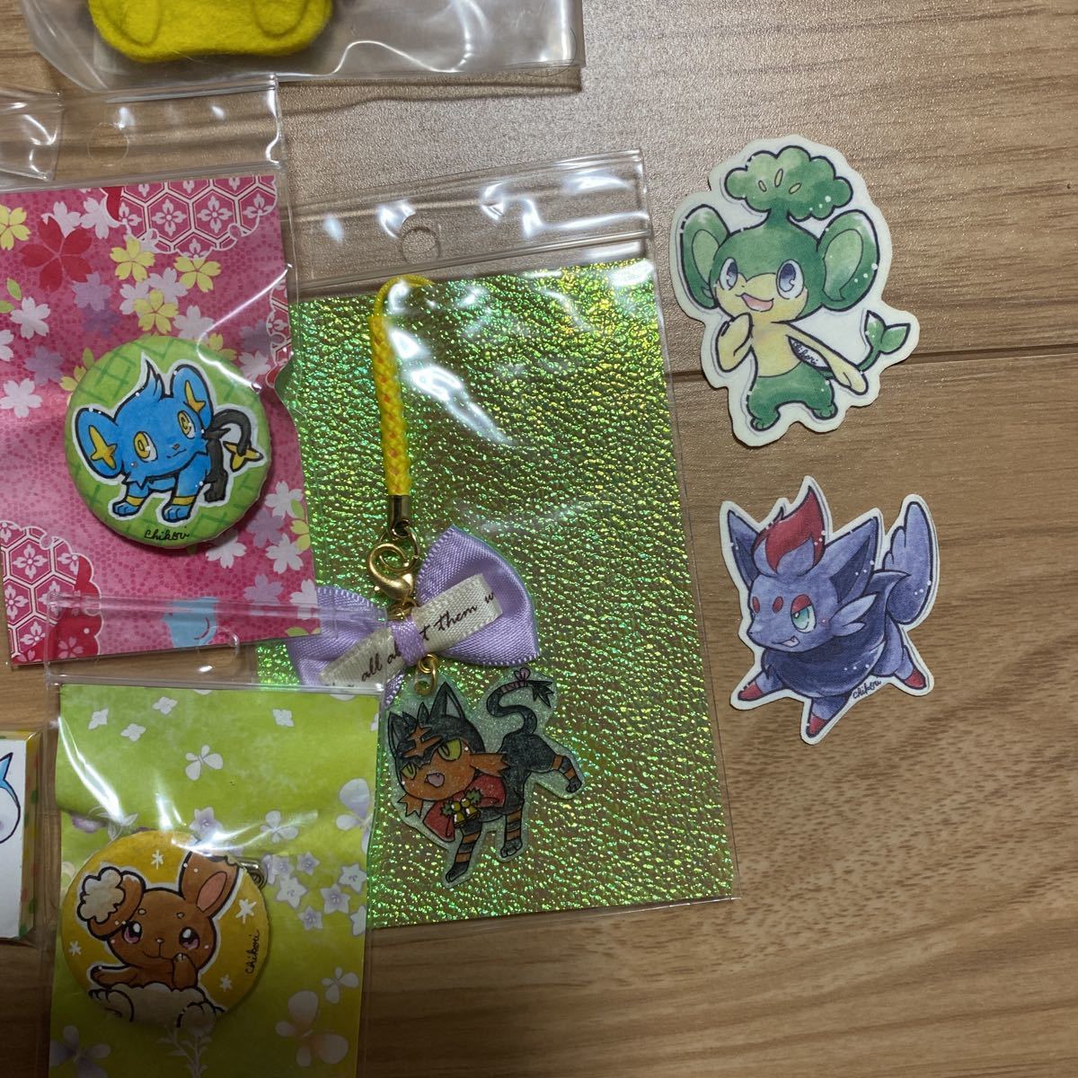 同人グッズ ポケモン チャーム コースター 缶バッジ マグネット シール ストラップ その他 売買されたオークション情報 Yahooの商品情報をアーカイブ公開 オークファン Aucfan Com
