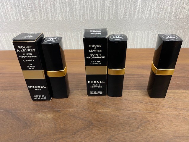 【未使用品　3本】 CHANEL シャネル　リップ スティック　口紅　未使用品　3本まとめて 　◆5013