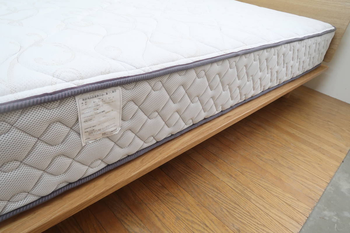 展示/東京ベッド×無印良品/Rev7/ポケットコイル/スラットベース/高級モダン/シングルベッド/二本セット_6