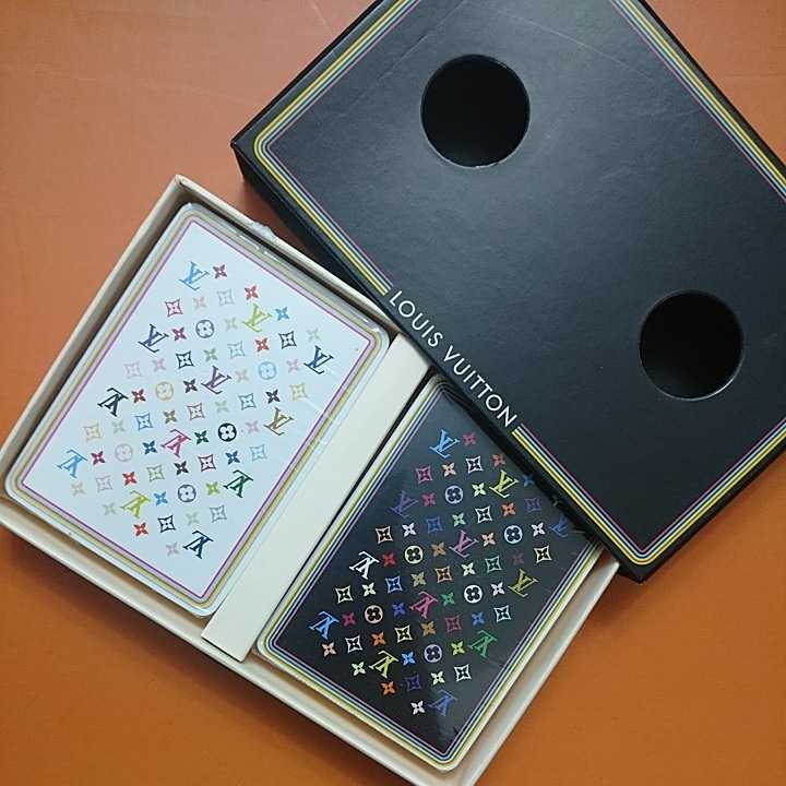 ルイヴィトン 村上隆 マルチカラー 非売品 トランプ 未使用☆ヴィトン 村上隆 マルチカラートランプ 非売品 希少 LOUIS
