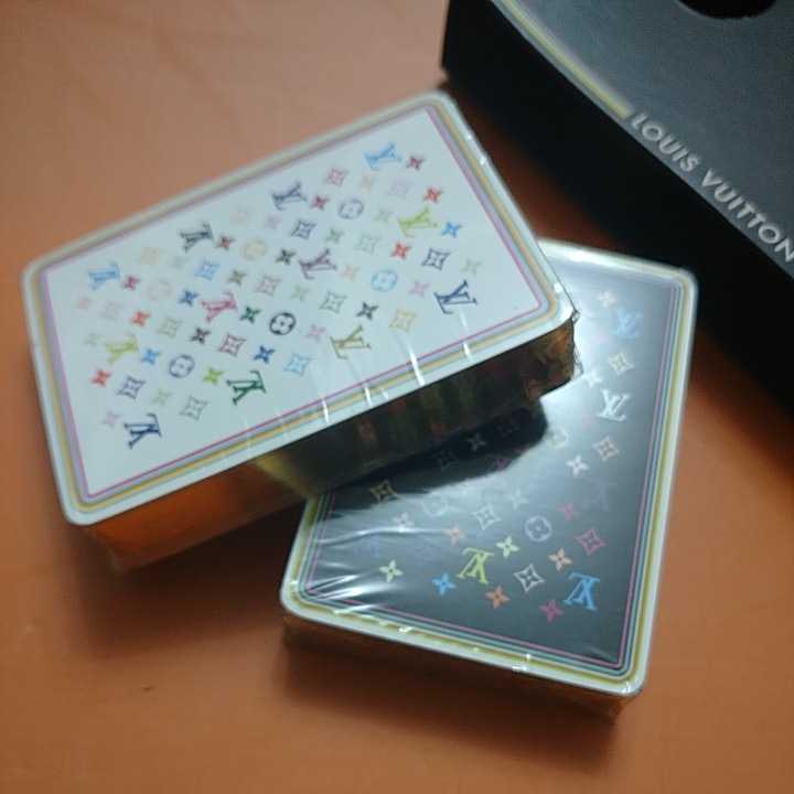 未使用☆ヴィトン 村上隆 マルチカラートランプ 非売品 希少 LOUIS