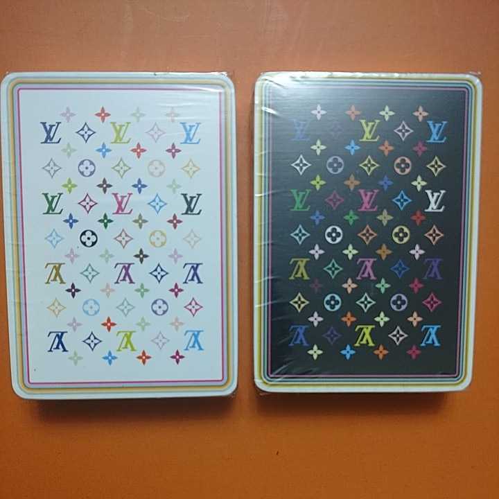 未使用☆ヴィトン 村上隆 マルチカラートランプ 非売品 希少 LOUIS