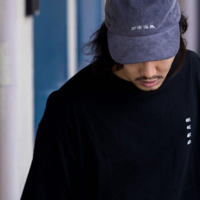 新品 藤井風 公式グッズ 助常傷無 グレーgray刺繍キャップ帽子 限定