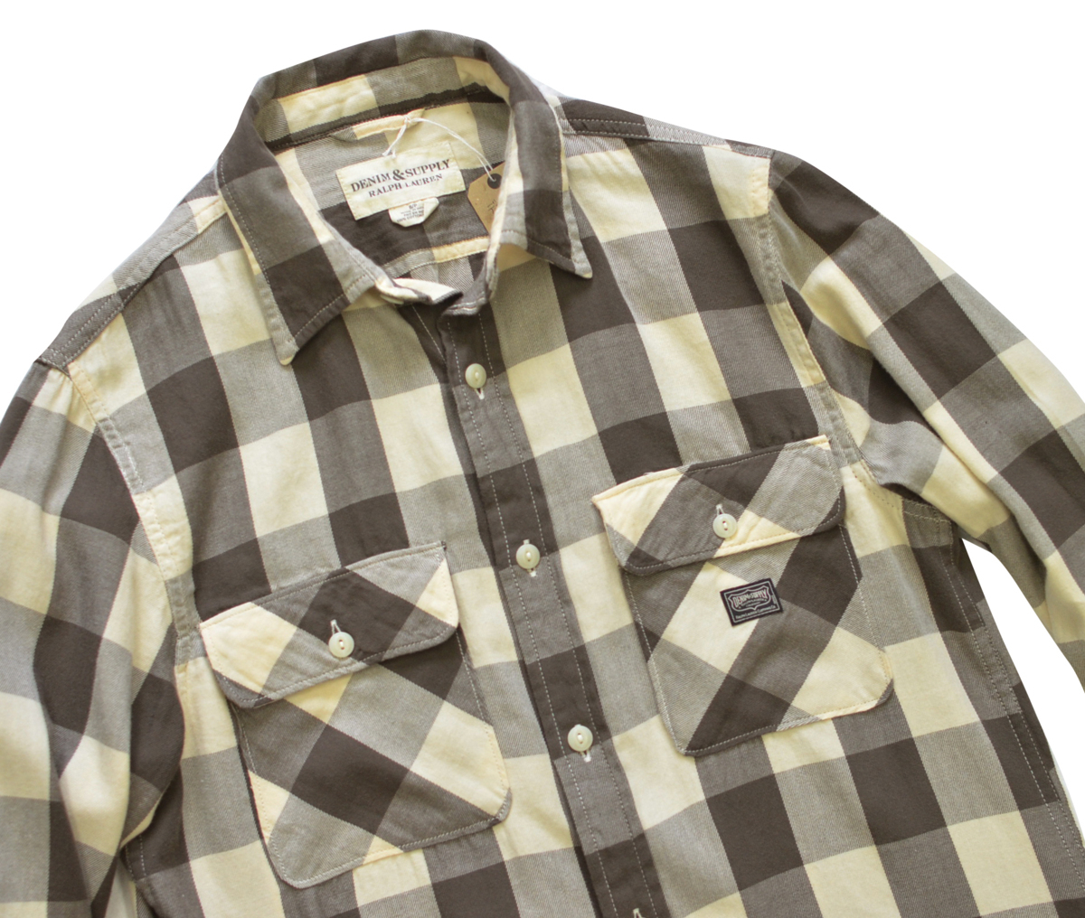 定番人気，大得価 POLO ralph lauren デニム＆サプライ S ブロックチェック コットンシャツ 4A8493-20JC05ラルフローレン(Sサイズ)｜売買されたオークション情報、yahooの商品情報をアーカイブ公開 - オークファン 男性用
