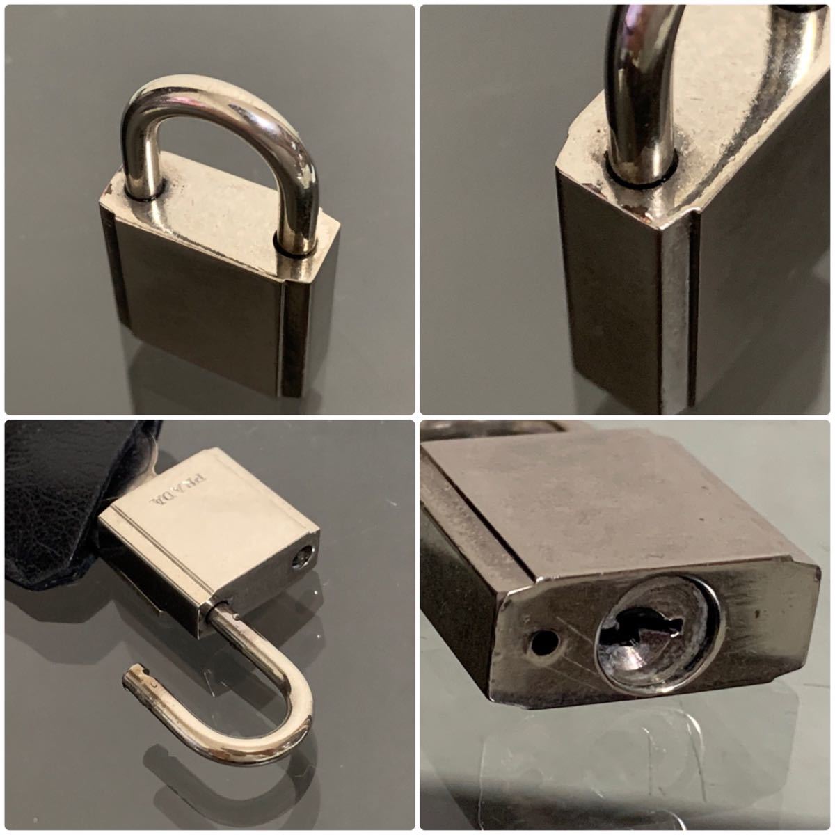 送料無料】 PRADA プラダ 南京錠 パドロック カデナ クロシェット付き
