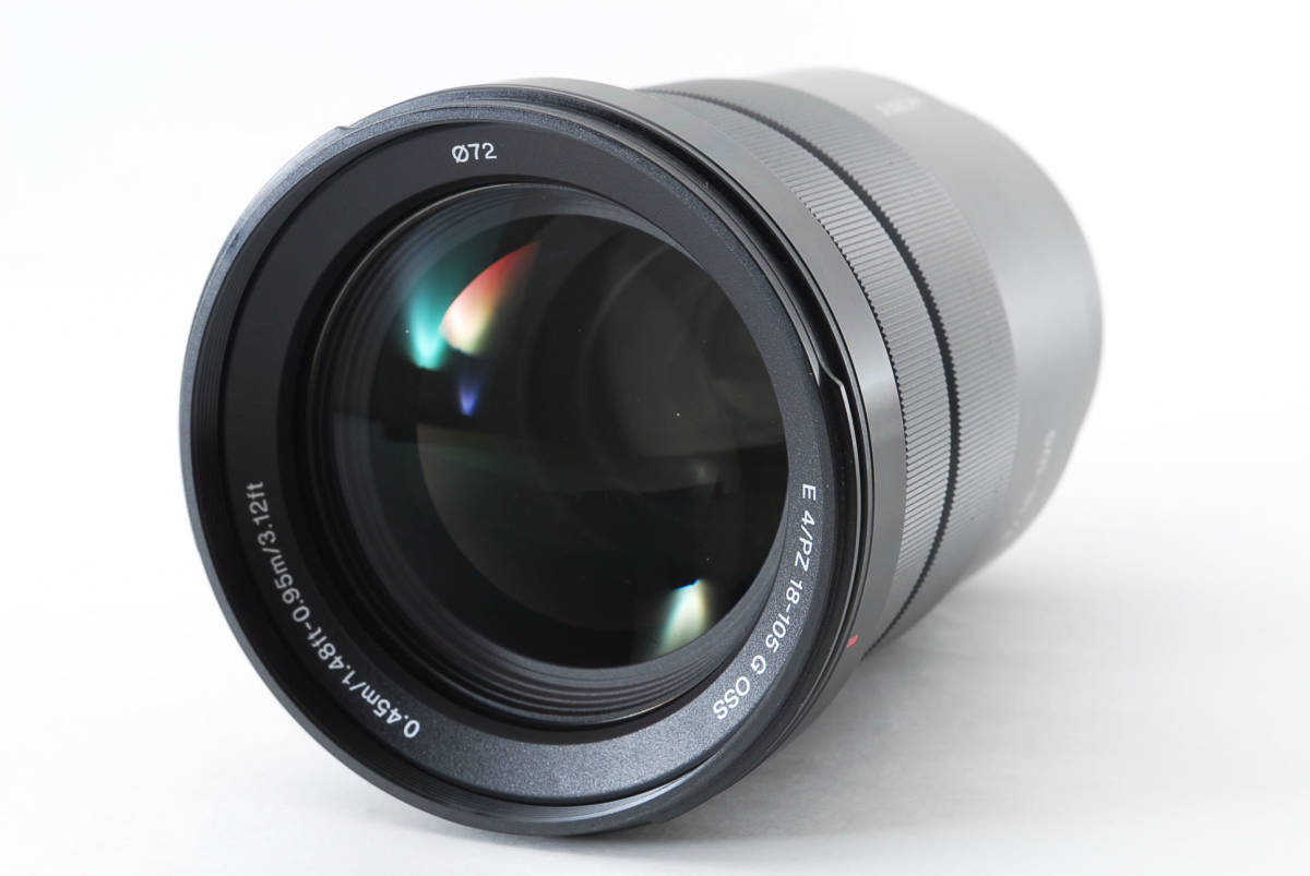 美品 SONY Eマウント Gレンズ E PZ 18-105mm F4 G OSS APS-C 電動 