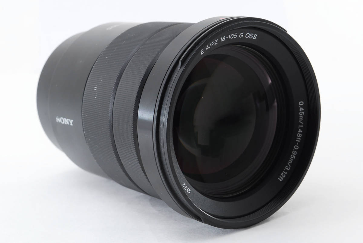美品 SONY Eマウント Gレンズ E PZ 18-105mm F4 G OSS APS-C 電動 
