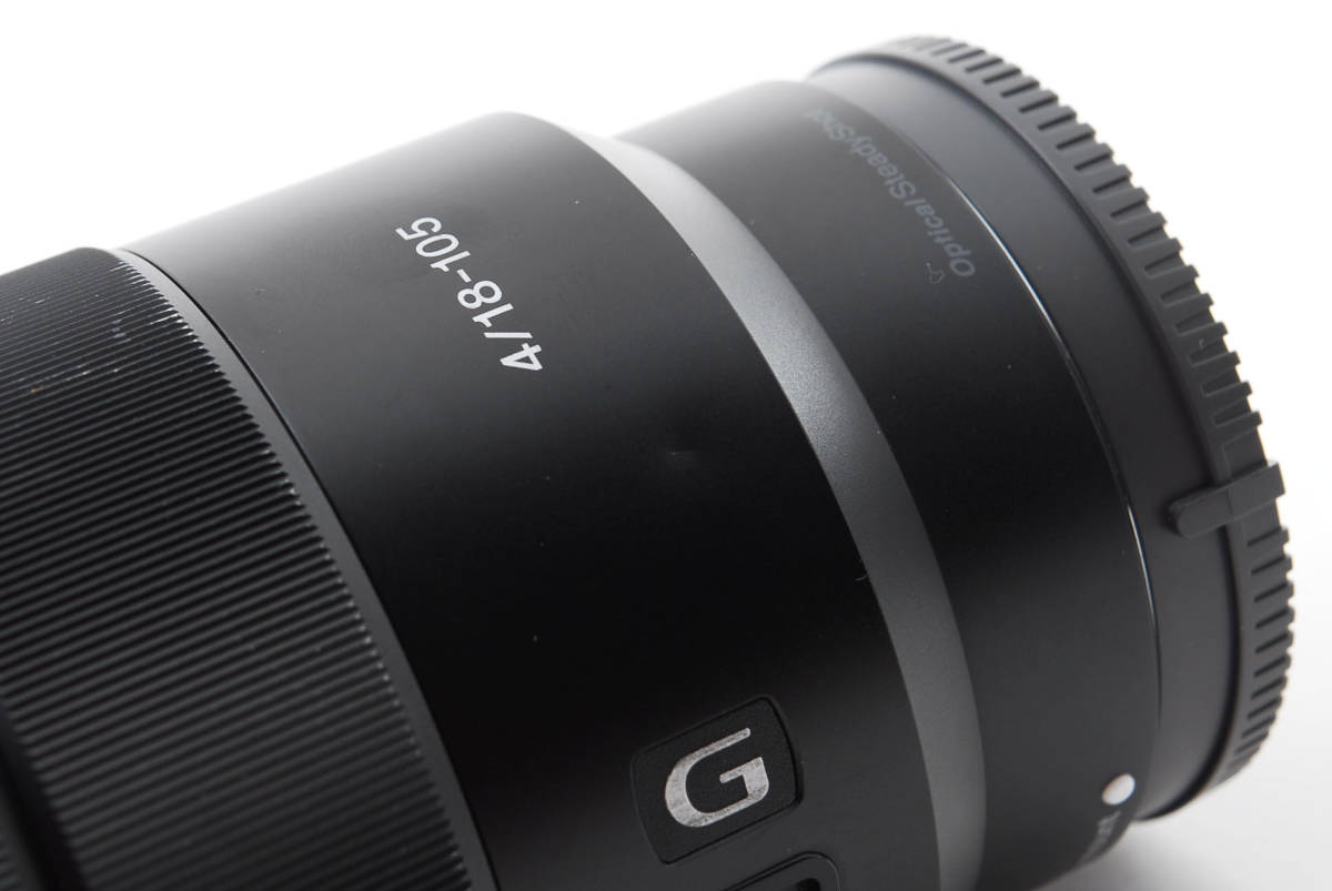 美品 SONY Eマウント Gレンズ E PZ 18-105mm F4 G OSS APS-C 電動 