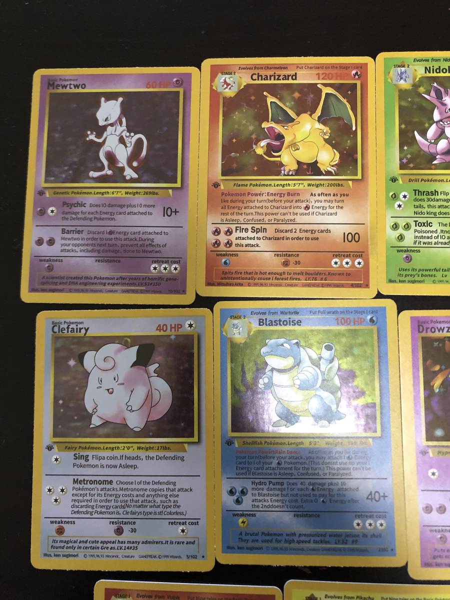 1円スタート！レア 美品 初期 ポケモンカード 海外版 11枚セット 海外