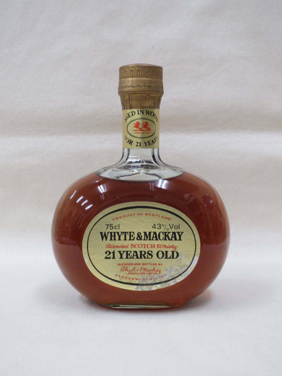 WHYTE&MACKAY ホワイト&マッカイ 21年 750ml⁄43% 未開栓 21年