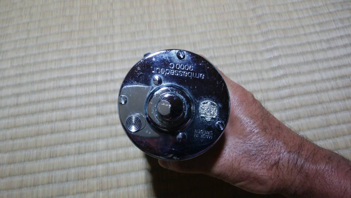 9000C ABU アンバサダー アブガルシア オールドリール ベイト クローム
