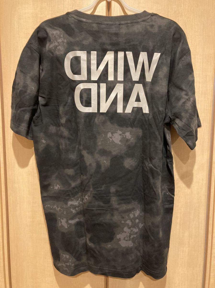 新品 windandsea 2021ssリフレクタープリントタイダイ柄Tシャツ 黒 Lサイズ ウィンダンシー SEA AND WIND ロンTのサイズ感は コレクション紹介 -シルクプリントのバリエーションひび割れ、発泡