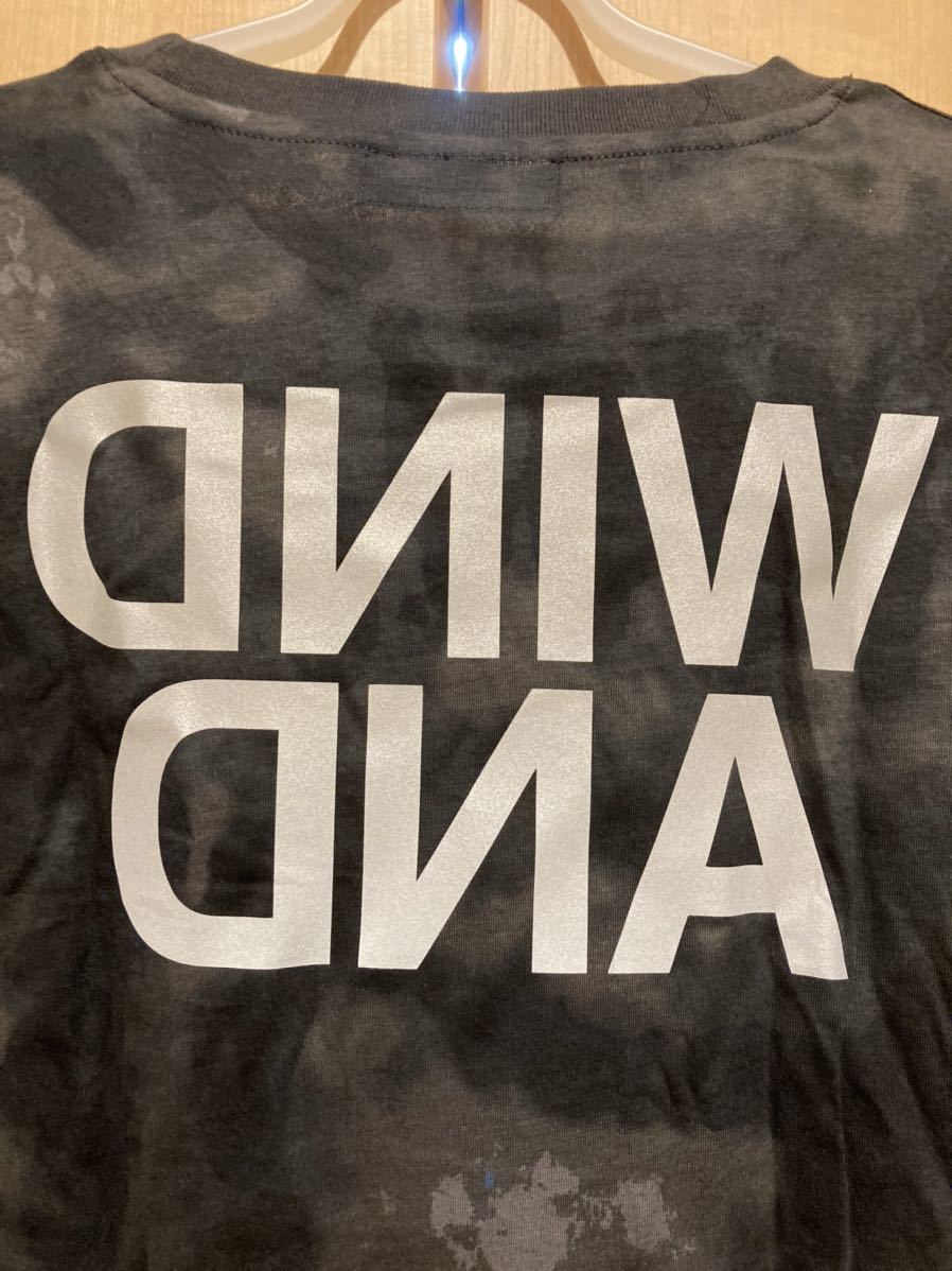 新品 windandsea 2021ssリフレクタープリントタイダイ柄Tシャツ 黒 Lサイズ ウィンダンシー SEA AND WIND ロンTのサイズ感は コレクション紹介 -シルクプリントのバリエーションひび割れ、発泡