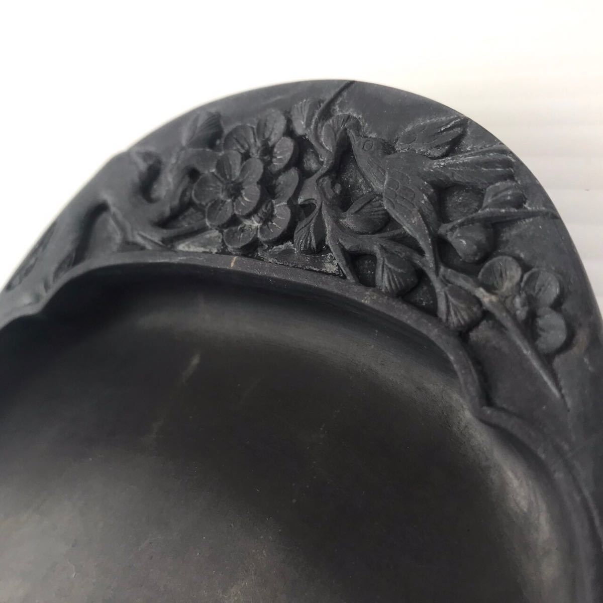 中国美術】 硯 端溪硯 端渓硯 木箱 書道用品 文房具 古玩 文房四宝 唐木
