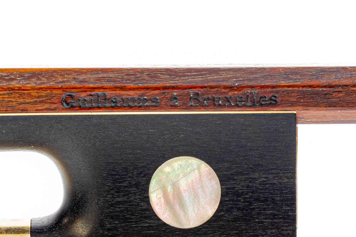 【定価181万円 製作証明書付】ピエール・ギヨーム Pierre Guillaume 金黒檀 Gold Ebony ゴールド バイオリン弓 Violin Bow ボウ ボー 弓_5