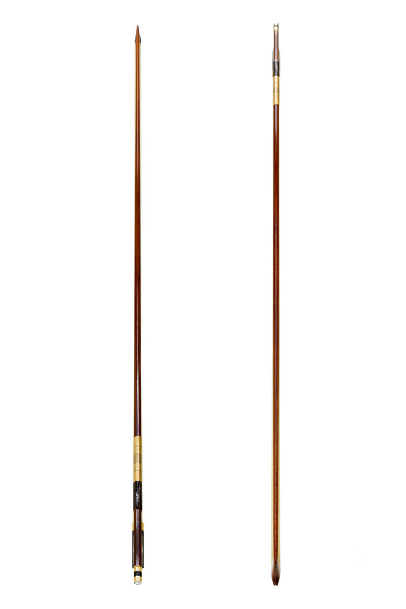 【定価181万円 製作証明書付】ピエール・ギヨーム Pierre Guillaume 金黒檀 Gold Ebony ゴールド バイオリン弓 Violin Bow ボウ ボー 弓_6