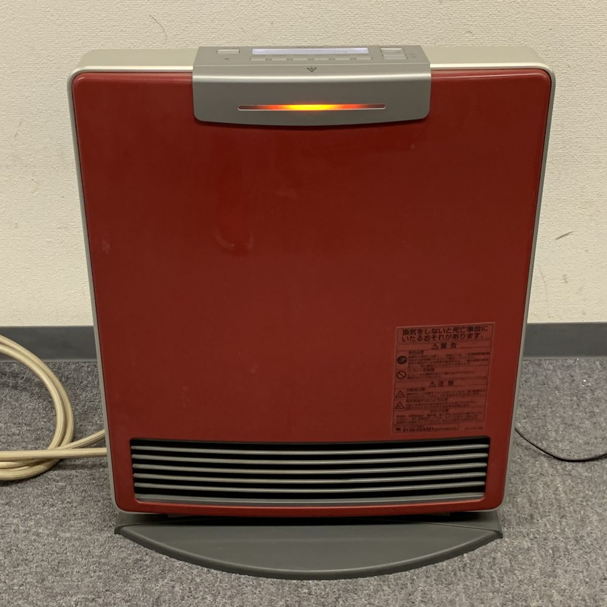L804-I35-62 Rinnai リンナイ RC-G4001NP-1 レッド ガスファンヒーター 
