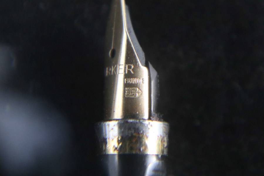 KS USED PARKER パーカー GOLD 万年筆 585 ペン先 K14 金 GOLD PLATED