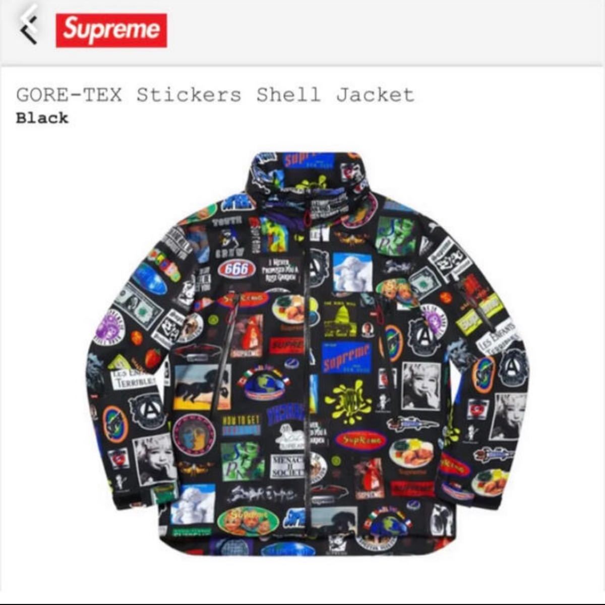 今月のとっておき シュプリーム GORE-TEX Stickers Shell Jacket ...