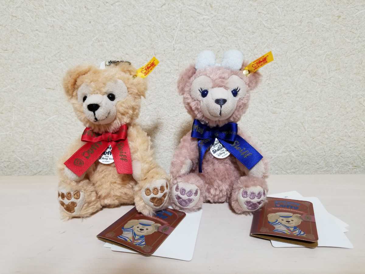 シュタイフ社 クリスマス ダッフィー ぬいぐるみ ディズニーシー20周年